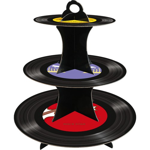 1950 3tier paper record cake - 3tier,