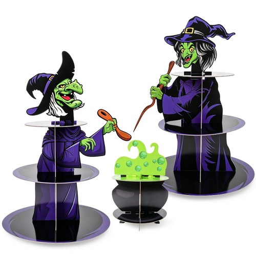 Halloween cupcake stands - halloween, stands,
